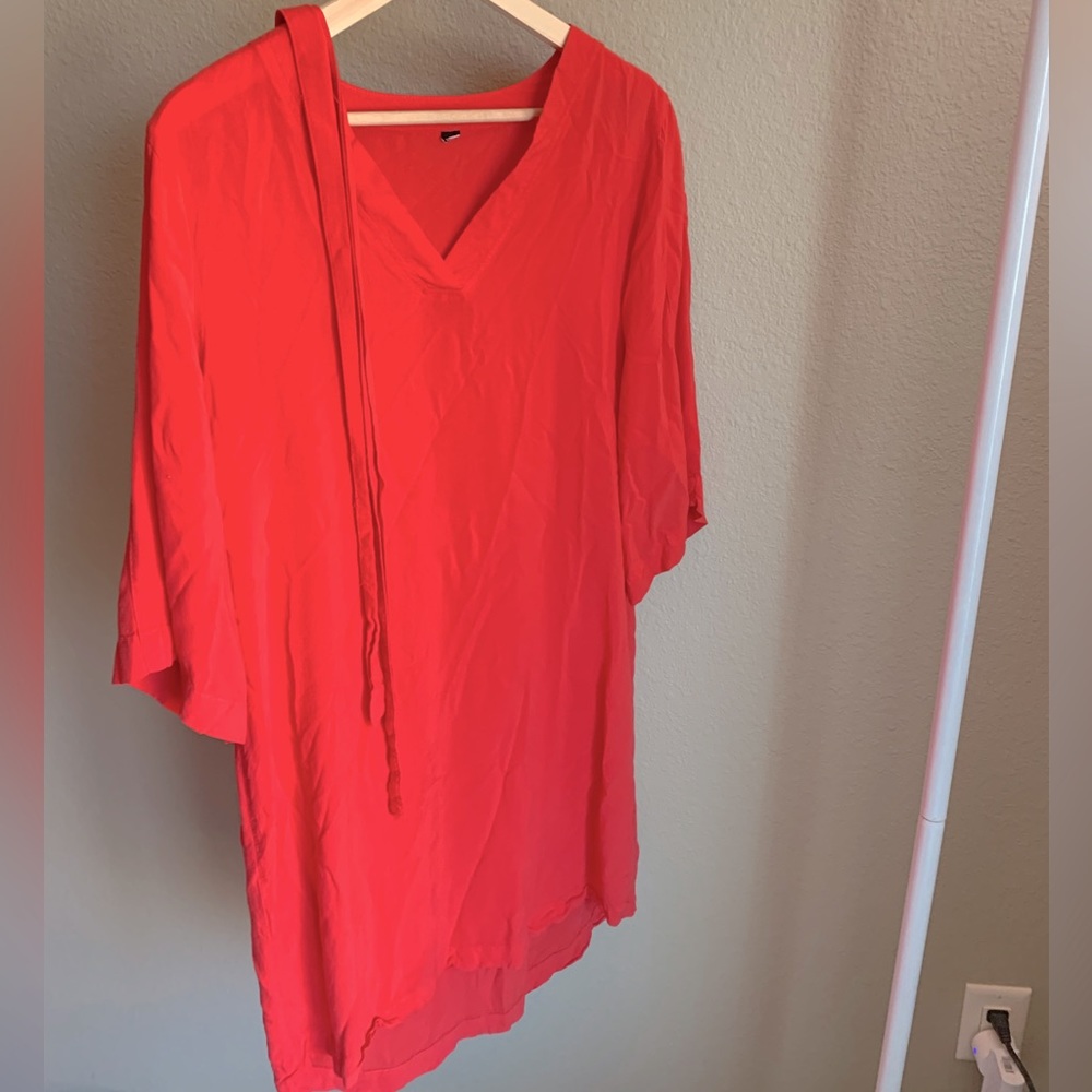 European flowy dress